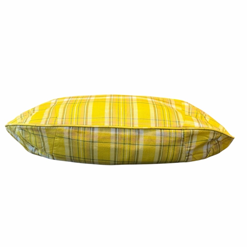 J. Crew Yellow Plaid Women's Bag - Picture 3 of 8